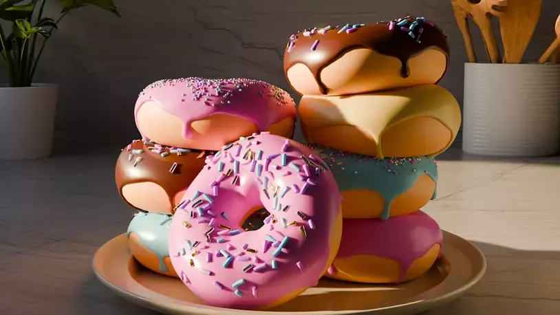 Model 3D de Donut